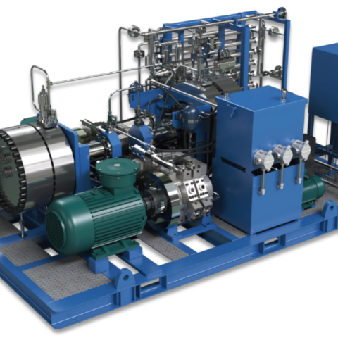 22MPa充装液驱隔膜式氢气压缩机